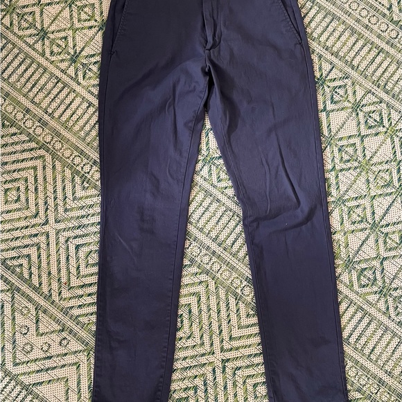 Old Navy Ultimate Slim Chino Pants Mens 30/32 Soft Blue Cotton 4 Pocket VGUC - Picture 3 of 6